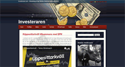 Desktop Screenshot of investeraren.com