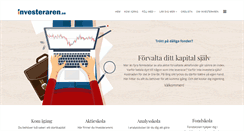 Desktop Screenshot of investeraren.se